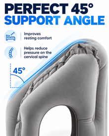 Inflatable Ergonomic Travel Pillow with Face and Arm Support Loxevi