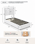 Upholstered Storage Bed Loxevi