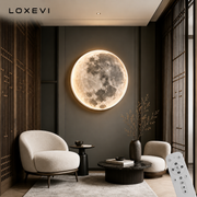 Dimmable LED Full Moon Wall Light Loxevi