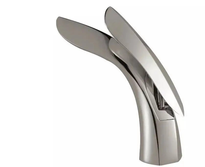 Basin Faucets Modern Rose Gold  Bathroom Faucet Waterfall Single Hole Cold and Hot Water Tap Basin Faucet Mixer Taps  XT-423