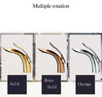 Basin Faucets Modern Rose Gold  Bathroom Faucet Waterfall Single Hole Cold and Hot Water Tap Basin Faucet Mixer Taps  XT-423