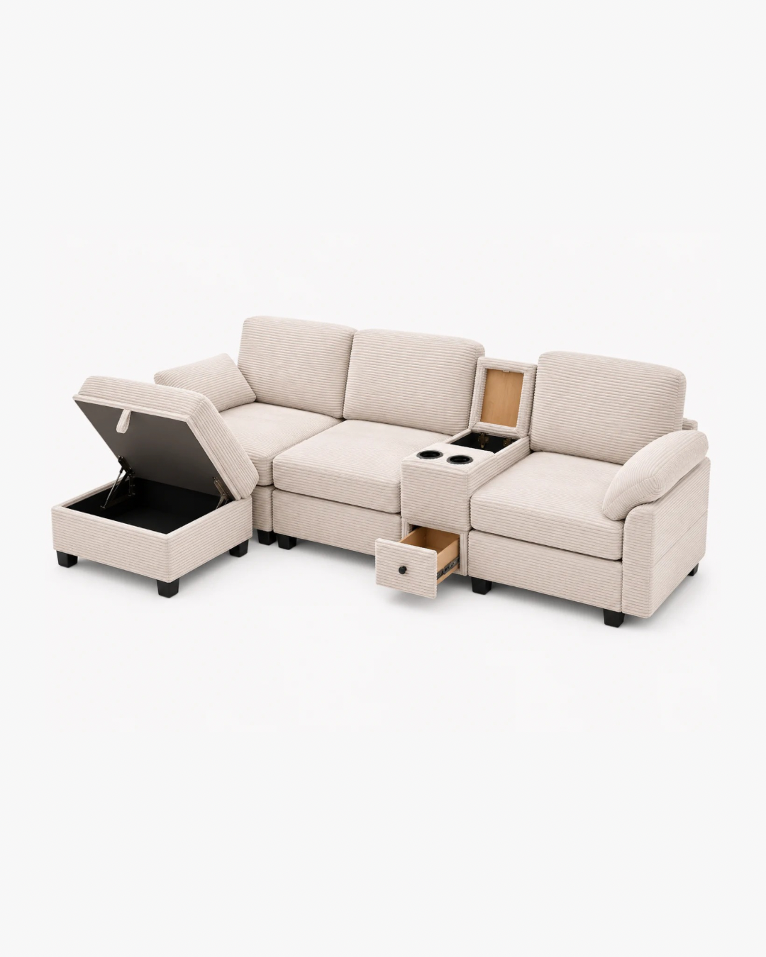 Corduroy Sofa Loxevi