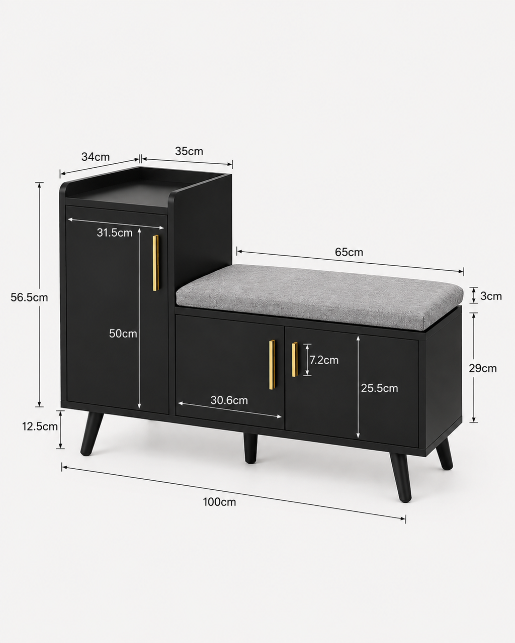 Shoe Storage Bench Loxevi