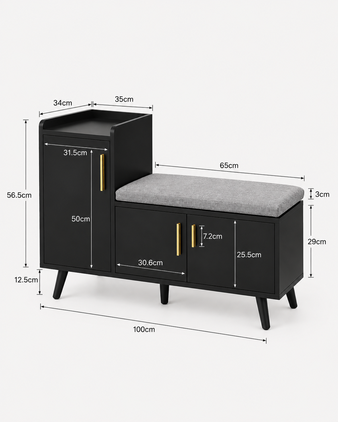Shoe Storage Bench Loxevi