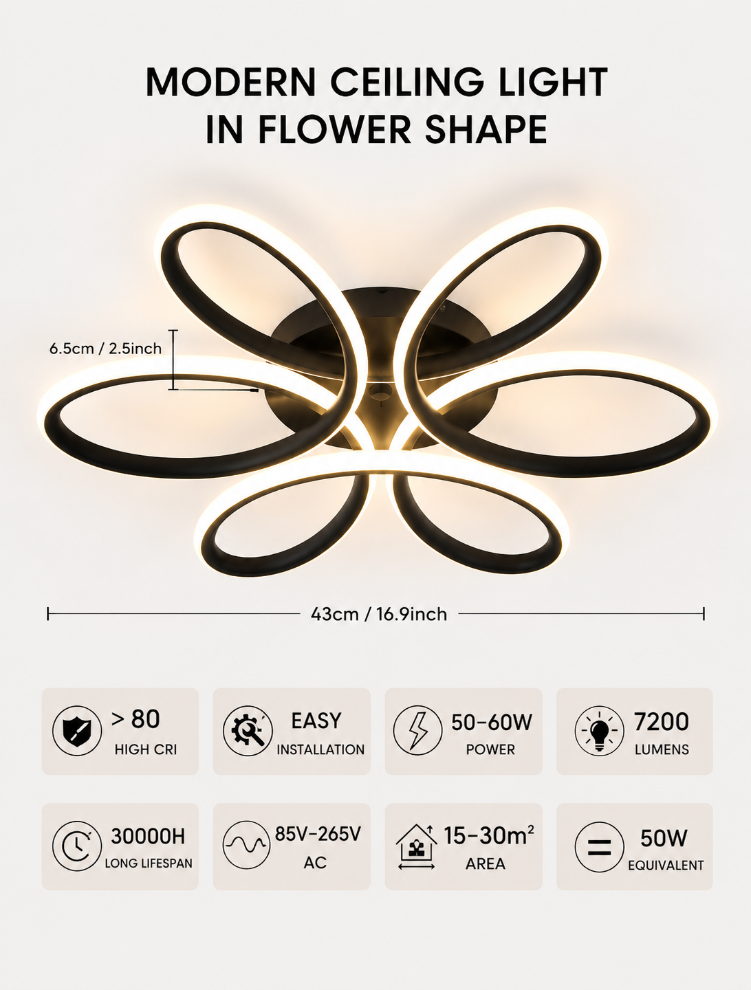 LED Ceiling Light Loxevi