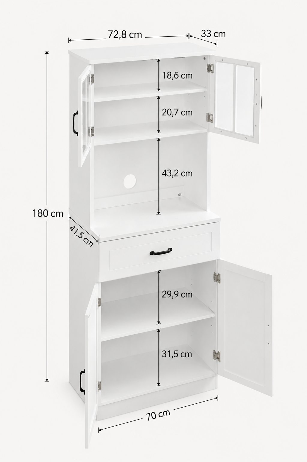 Kitchen Pantry Cabinet Loxevi