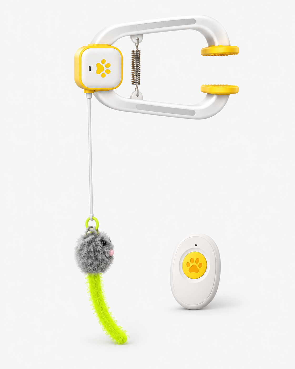 Interactive Doorway Cat Toy with Hanging Plush Teaser Loxevi