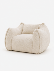 Oversized Faux Fur Bean Bag Sofa Loxevi