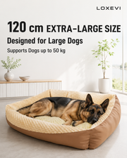 Oversized Warm Plush Dog Bed Loxevi