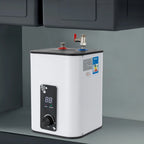 1500W 8L Electric Water Heater Instant Under Sink Stainless Steel Tank Fast Heating IPX4 Safe for Kitchen Bathroom RV SY-8