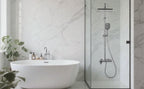 Foldable & Swivel 180° Bathroom Faucet Set with Shower Column and Shower Head - Complete Wash Basin and Shower System