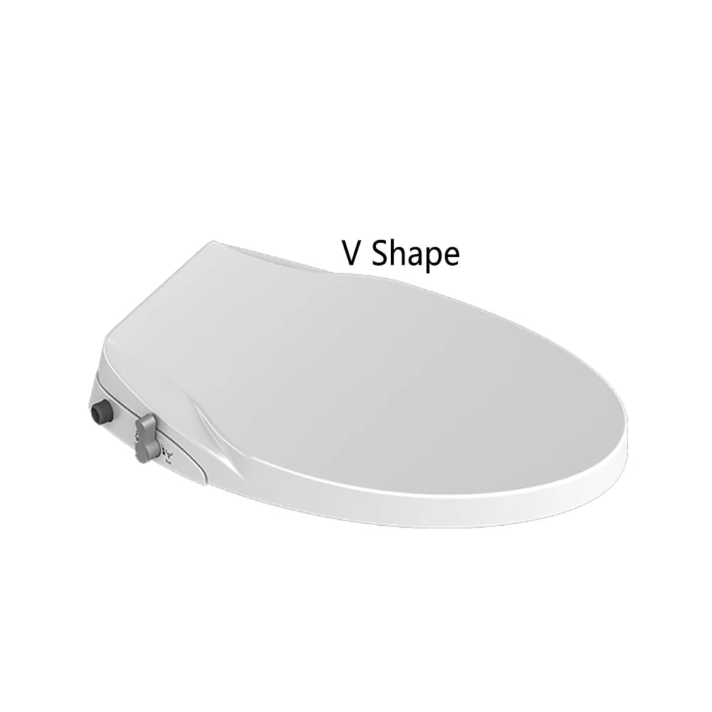 Bidet Toilet Seat Personal Hygiene Adjustable Spray Bidet Seat for Elongated Toilets Nozzle Cold Water Toilet Lid WC Toilet Seat