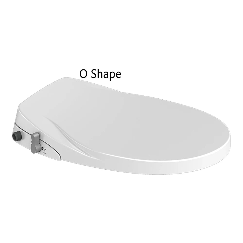 Bidet Toilet Seat Personal Hygiene Adjustable Spray Bidet Seat for Elongated Toilets Nozzle Cold Water Toilet Lid WC Toilet Seat