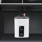 1500W 8L Electric Water Heater Instant Under Sink Stainless Steel Tank Fast Heating IPX4 Safe for Kitchen Bathroom RV SY-8