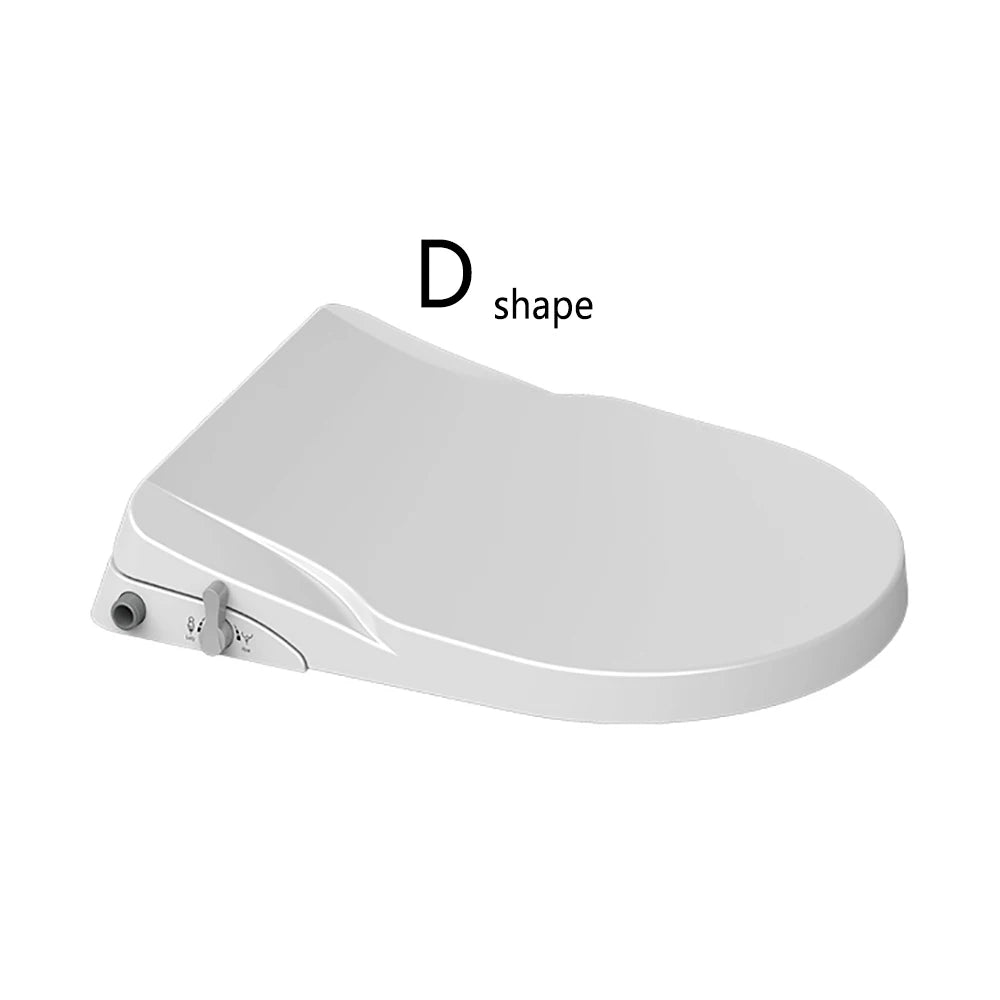Bidet Toilet Seat Personal Hygiene Adjustable Spray Bidet Seat for Elongated Toilets Nozzle Cold Water Toilet Lid WC Toilet Seat