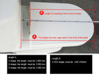 Bidet Toilet Seat Personal Hygiene Adjustable Spray Bidet Seat for Elongated Toilets Nozzle Cold Water Toilet Lid WC Toilet Seat
