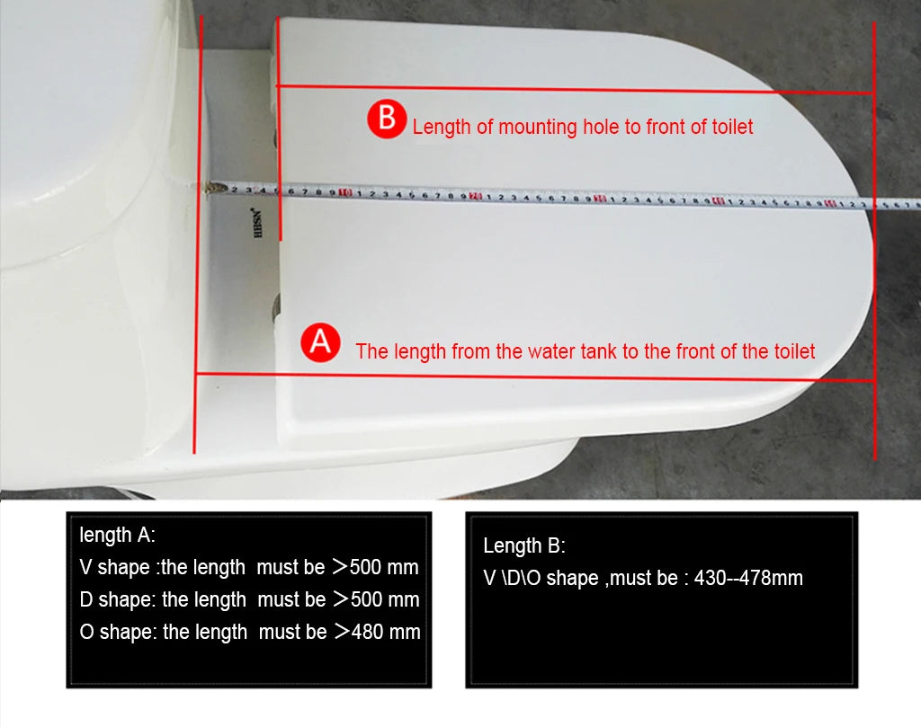 Bidet Toilet Seat Personal Hygiene Adjustable Spray Bidet Seat for Elongated Toilets Nozzle Cold Water Toilet Lid WC Toilet Seat