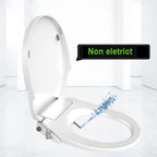 Bidet Toilet Seat Personal Hygiene Adjustable Spray Bidet Seat for Elongated Toilets Nozzle Cold Water Toilet Lid WC Toilet Seat