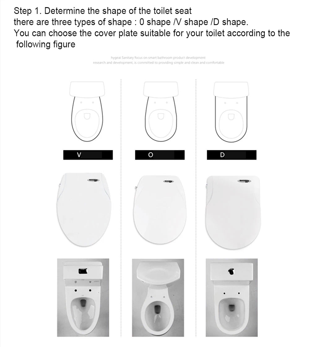 Bidet Toilet Seat Personal Hygiene Adjustable Spray Bidet Seat for Elongated Toilets Nozzle Cold Water Toilet Lid WC Toilet Seat