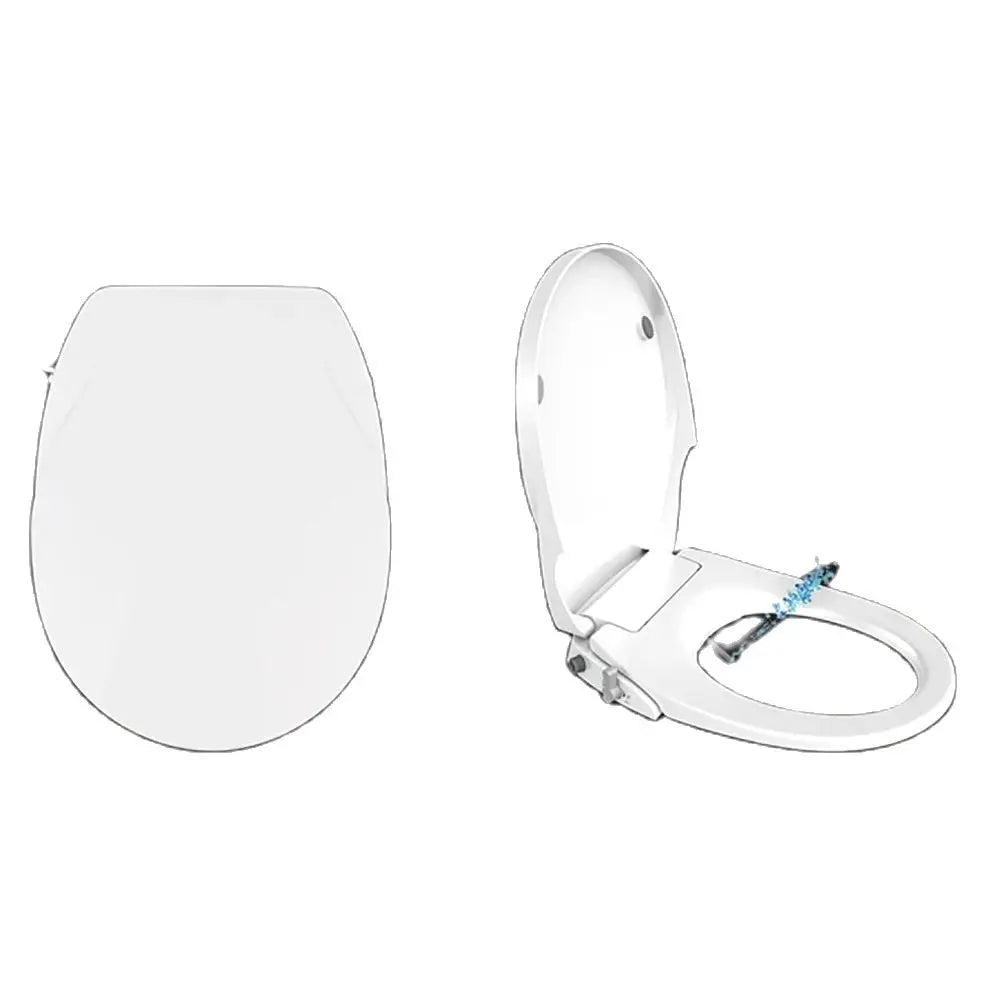 Bidet Toilet Seat Personal Hygiene Adjustable Spray Bidet Seat for Elongated Toilets Nozzle Cold Water Toilet Lid WC Toilet Seat